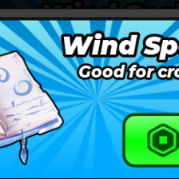 Roblox | Flag Wars - Wind Spellbook | 699 Robux | Game: Other